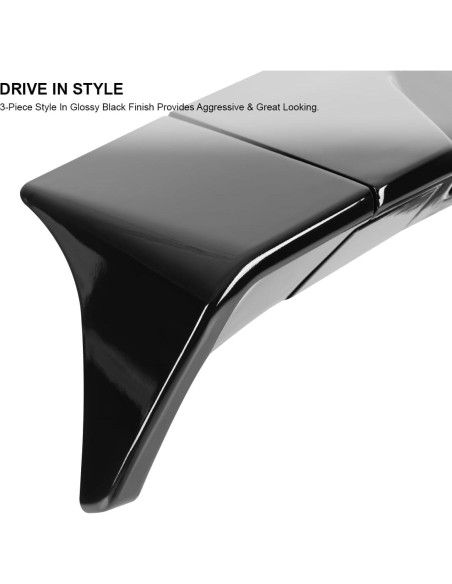 Spoiler de Techo ABS Negro Brillante para Toyota Tundra 2014-2021 Spoiler de Techo ABS Negro Brillante para Toyota Tundra 2014-2021