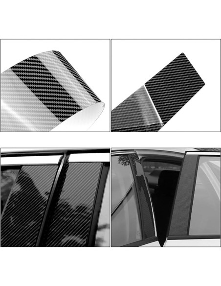 Calcomanías de Fibra de Carbono MHQP para Toyota Sienna 2010-2021 Calcomanías de Fibra de Carbono MHQP para Toyota Sienna 2010-2021