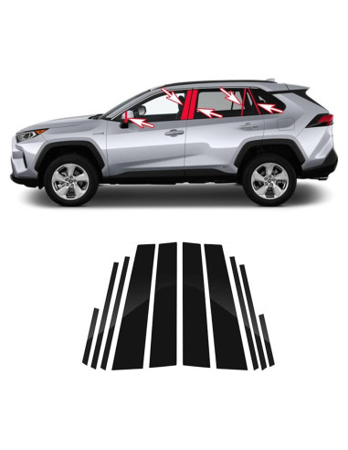 Calcomanías Pilar Central Ventana Toyota RAV4 2020-2025 MHQP