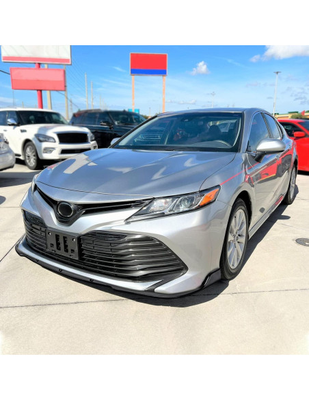 Spoiler Parachoques Frontal Negro Brillante Spec-D Toyota Camry 2018-2020 Spoiler Parachoques Frontal Negro Brillante Spec-D Toyota Camry 2018-2020