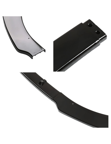 Spoiler Parachoques Frontal Negro Brillante Spec-D Toyota Camry 2018-2020 Spoiler Parachoques Frontal Negro Brillante Spec-D Toyota Camry 2018-2020