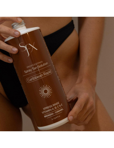 Bronceador en Spray SunFX Caribeño 1L Natural Verano Oscuro Bronceador en Spray SunFX Caribeño 1L Natural Verano Oscuro