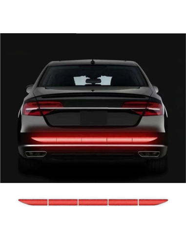 Calcomanía Reflectante Blilo para Maletero Auto Rojo 88,9 cm