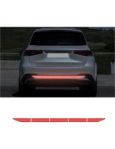Calcomanía Reflectante Blilo para Maletero Auto Rojo 88,9 cm Calcomanía Reflectante Blilo para Maletero Auto Rojo 88,9 cm