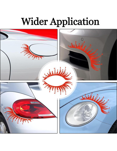 Calcomanías Reflectantes para Faros de Coche Wuyaoyao - 2 Pcs