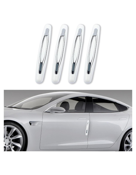 4 Protectores de Bordes de Puerta Carleef Blanco Universal 4 Protectores de Bordes de Puerta Carleef Blanco Universal