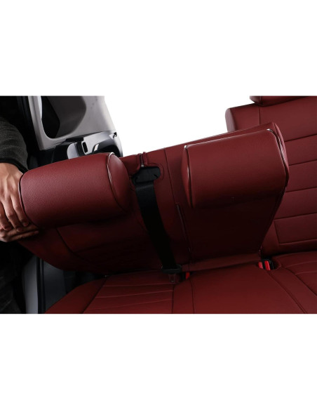 Cubiertas de Asiento EKR para Toyota Corolla 2023-2025 Burdeos Cubiertas de Asiento EKR para Toyota Corolla 2023-2025 Burdeos