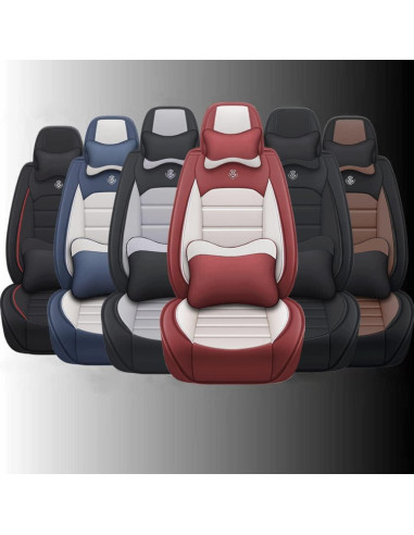 Funda de Asiento de Cuero LEYPOCO para Toyota Corolla Cross 2010-2024