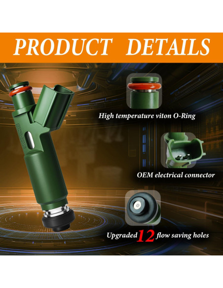 Inyectores de combustible XLNTAPS para Toyota y Chevy 1.8L Inyectores de combustible XLNTAPS para Toyota y Chevy 1.8L
