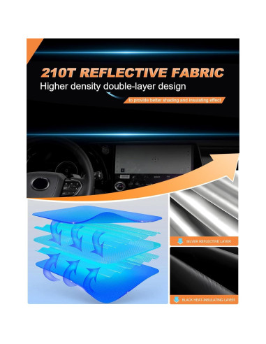 Protector Solar Parabrisas LungsiMotor Toyota Corolla 2014-2019