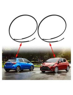 Kit Molduras Techo Izquierda y Derecha FZJDSD Toyota Yaris 2006-2016
