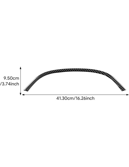 Cubierta de fibra de carbono Toyota Yaris 2006-2011 - Negro Cubierta de fibra de carbono Toyota Yaris 2006-2011 - Negro