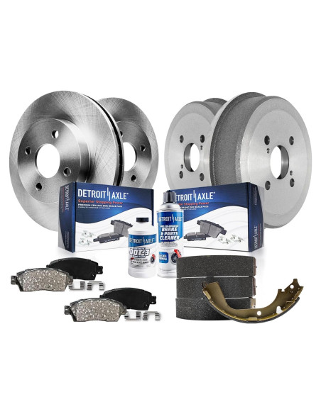 Kit de Frenos Detroit Axle para Toyota Corolla 1998-2002 Kit de Frenos Detroit Axle para Toyota Corolla 1998-2002