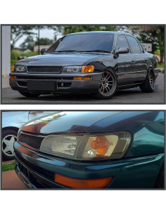 Parachoques Frontal Malla Negro SPEC-D Tuning Toyota Corolla 93-97 2