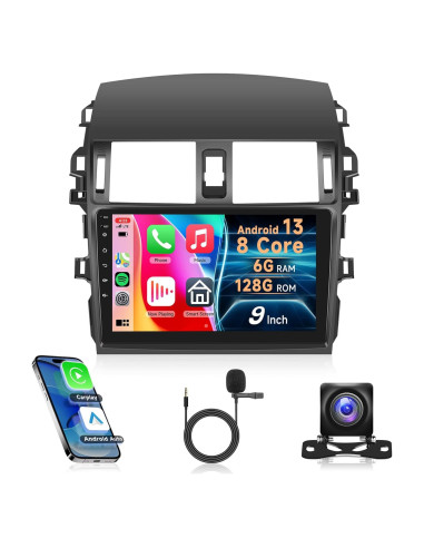 Estéreo de Coche Rimoody 9" Android 6G+128G para Corolla 2009-2013