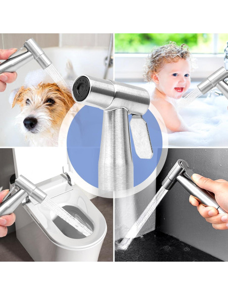 Rociador de Bidet de Mano Wellehomi Acero Inoxidable Ajustable Rociador de Bidet de Mano Wellehomi Acero Inoxidable Ajustable