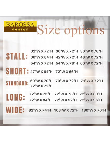 Forro de Ducha Barossa Design 120x162 cm Impermeable Forro de Ducha Barossa Design 120x162 cm Impermeable