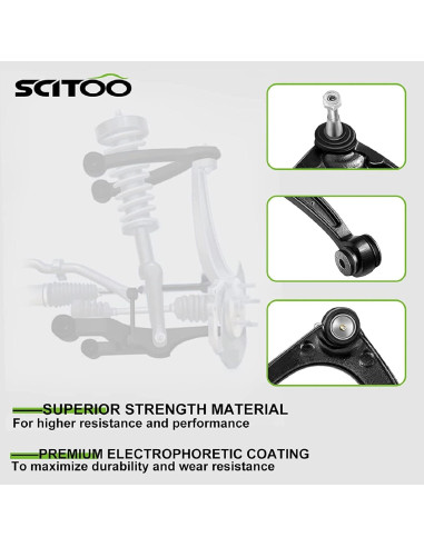 Kit de Suspensión Delantera SCITOO para Chevy Prizm y Toyota Corolla