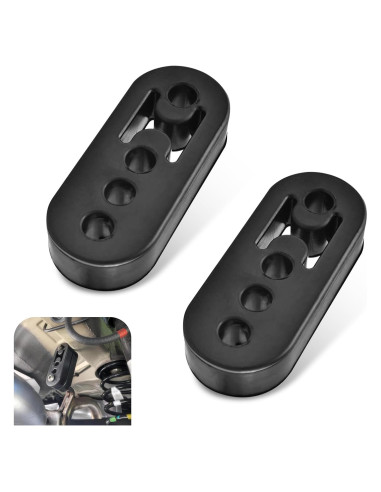Soporte de Silenciador de Escape Sephile 2 Pcs Ajustable 4 Agujeros