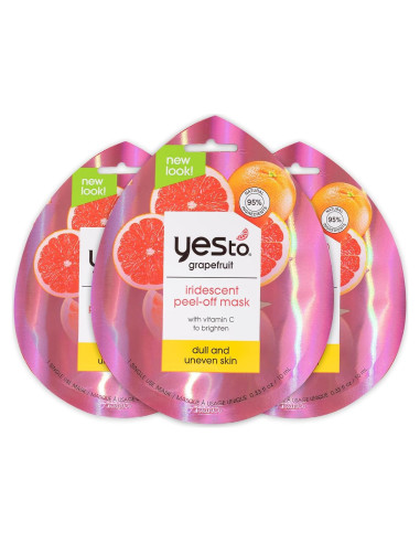 Máscara Peel Off Sí a la Toronja con Vitamina C - 3 Piezas