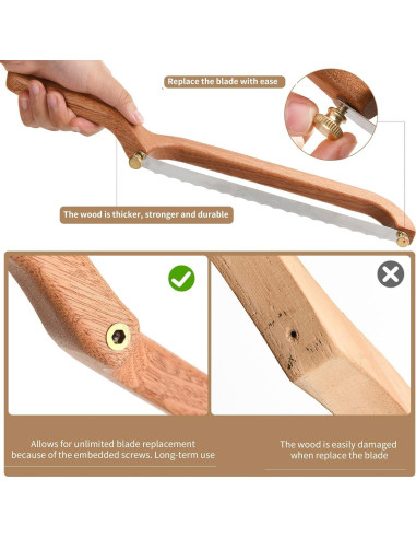 Cuchillo de Pan para Zurdos Uprichya 26.92 cm Acero Inoxidable