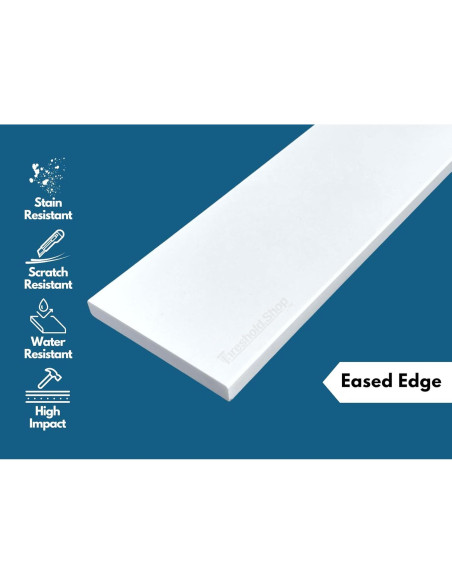 Umbral de Mármol Ingenierizado Blanco Threshold 10.16x60.96 cm Umbral de Mármol Ingenierizado Blanco Threshold 10.16x60.96 cm