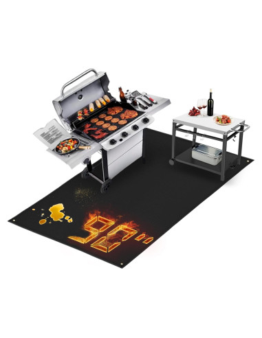 Alfombrilla Extra Grande para Parrilla TOHONFOO 90x48in
