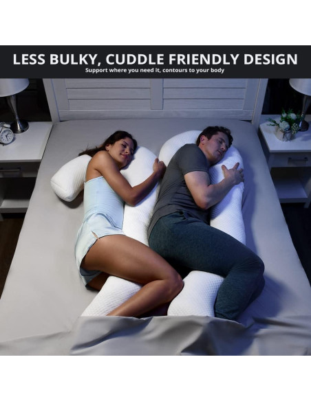 Almohada Contorno Cisne Cool XL con Funda - Soporte Ergonómico Almohada Contorno Cisne Cool XL con Funda - Soporte Ergonómico