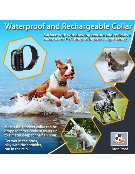 Sistema de Cerca Inalámbrica GPS para Perros Petsfun - Collar Impermeable Sistema de Cerca Inalámbrica GPS para Perros Petsfun - Collar Impermeable