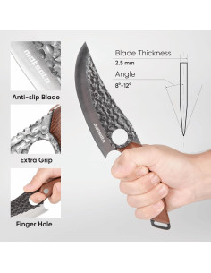 Cuchillo de Chef Matsato 15.7 cm Acero Inoxidable Japonés 2