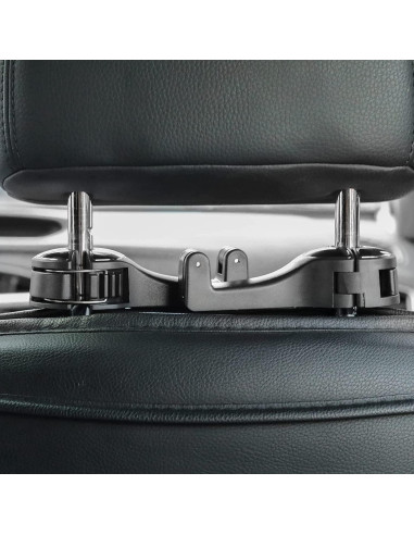 Gancho Oculto TOOVREN 2 en 1 para Auto con Soporte Teléfono