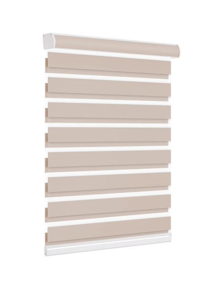 Persianas Zebra Blackout Changshade Personalizadas Beige Persianas Zebra Blackout Changshade Personalizadas Beige