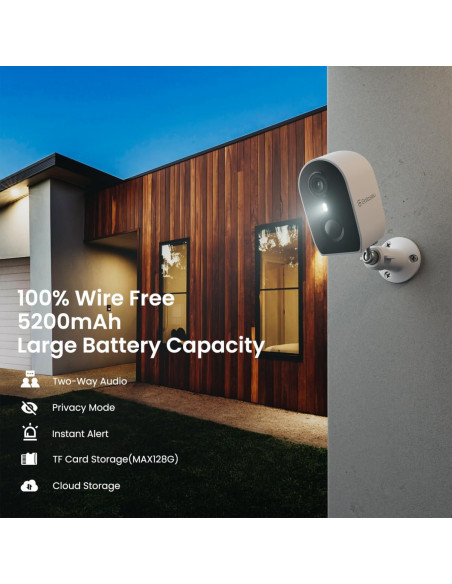 Cámara de Seguridad Inalámbrica GALAYOU R2 Pro 2K IP65 Cámara de Seguridad Inalámbrica GALAYOU R2 Pro 2K IP65