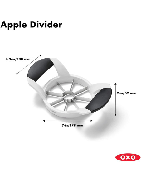 Cortador y Descorazonador de Manzanas OXO Good Grips Blanco Cortador y Descorazonador de Manzanas OXO Good Grips Blanco