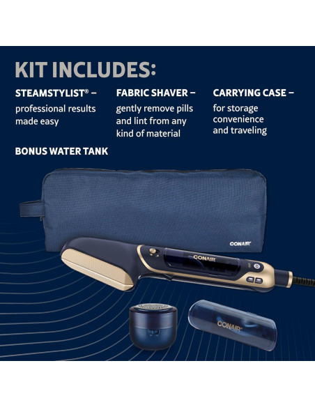 Plancha Vaporizador 3 en 1 Conair GSP201AMZ Azul Medianoche Plancha Vaporizador 3 en 1 Conair GSP201AMZ Azul Medianoche