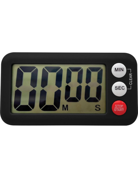Temporizador Digital Magnético Teacher Created Resources Negro Temporizador Digital Magnético Teacher Created Resources Negro