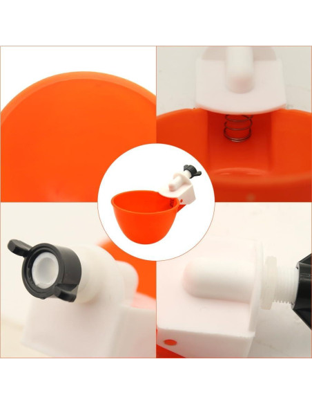 Tazas de Bebida Automáticas MODUODUO 12 Pcs para Aves Tazas de Bebida Automáticas MODUODUO 12 Pcs para Aves