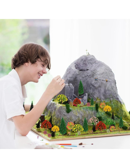 62 Piezas Árboles Miniatura Tewloss para Dioramas y Manualidades 62 Piezas Árboles Miniatura Tewloss para Dioramas y Manualidades