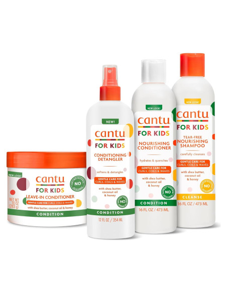 Conjunto Cuidado Capilar Cantu Niños 4 Piezas Champú Acondicionador Conjunto Cuidado Capilar Cantu Niños 4 Piezas Champú Acondicionador