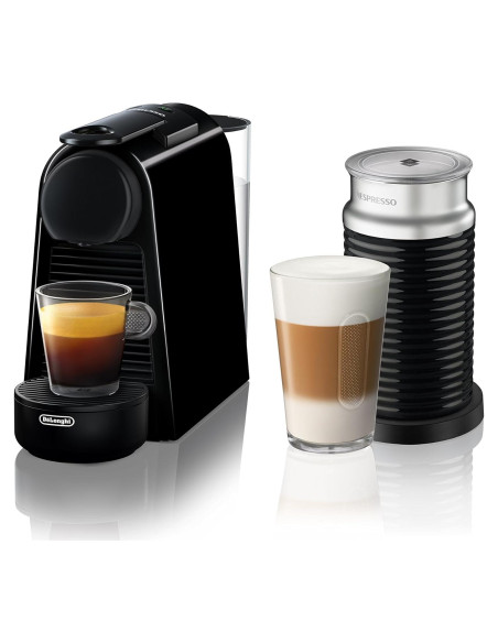 Nespresso Essenza Mini Máquina de Espresso + Espumador Negro Nespresso Essenza Mini Máquina de Espresso + Espumador Negro