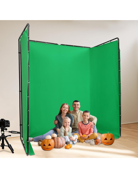 Pantalla Verde de Fondo 4x2.4m con Soporte Ajustable NliuLJW Pantalla Verde de Fondo 4x2.4m con Soporte Ajustable NliuLJW