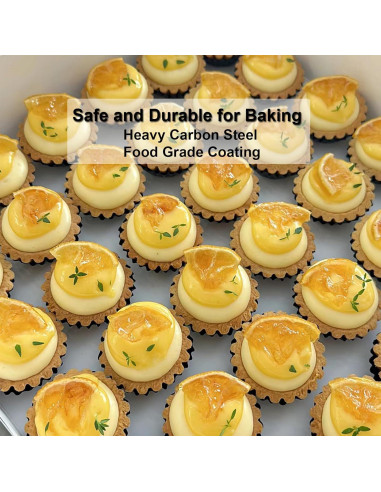 Sartenes Mini Quiche Yamteck 8cm Paquete de 12 Antiadherente