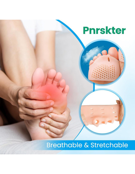 Almohadillas Metatarsales de Gel Pnrskter - 4 Pcs Nude Almohadillas Metatarsales de Gel Pnrskter - 4 Pcs Nude