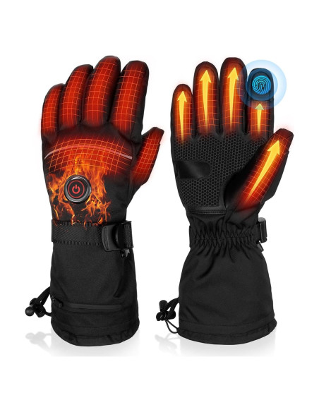 Guantes Calentados MRAWARM 5V Impermeables Talla Grande Guantes Calentados MRAWARM 5V Impermeables Talla Grande