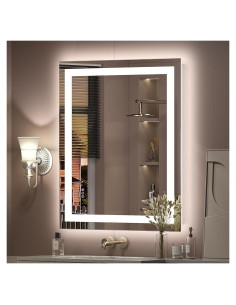 Espejo de Baño LED CHARMOR 71x50 cm Irrompible y Anti-vaho