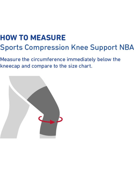 Soporte de Rodilla Bauerfeind NBA Chicago Bulls S Soporte de Rodilla Bauerfeind NBA Chicago Bulls S