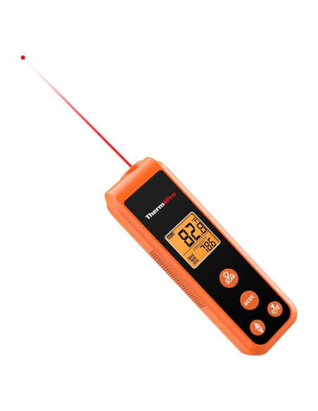 Termómetro Infrarrojo ThermoPro TP410 Sin Contacto 550C Termómetro Infrarrojo ThermoPro TP410 Sin Contacto 550C