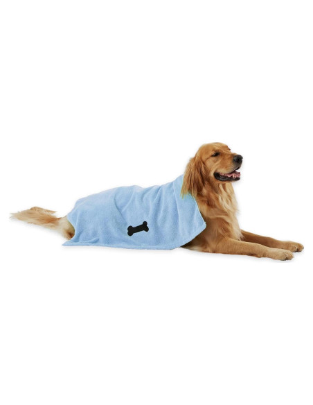 Toalla de Microfibra para Mascotas Bone Dry 104x60 cm Azul Toalla de Microfibra para Mascotas Bone Dry 104x60 cm Azul