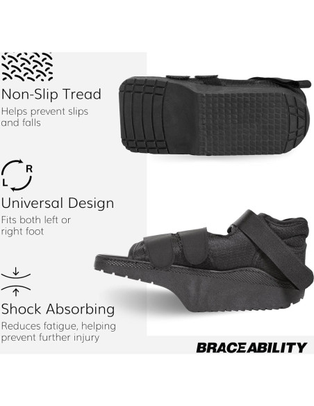 Zapato Post-Operativo BraceAbility para Fractura y Úlcera Diabética - Talla S Zapato Post-Operativo BraceAbility para Fractura y Úlcera Diabética - Talla S