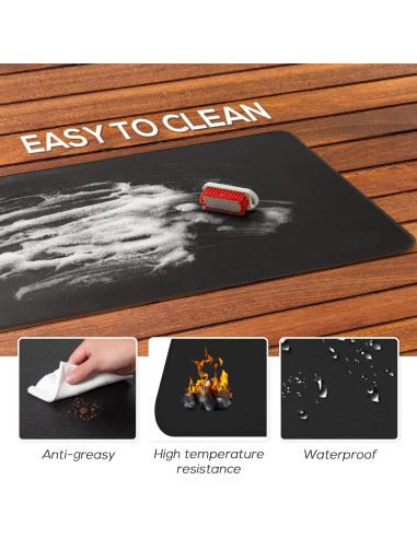 Alfombrilla Resistente al Calor FLASLD para Parrilla 60x40cm